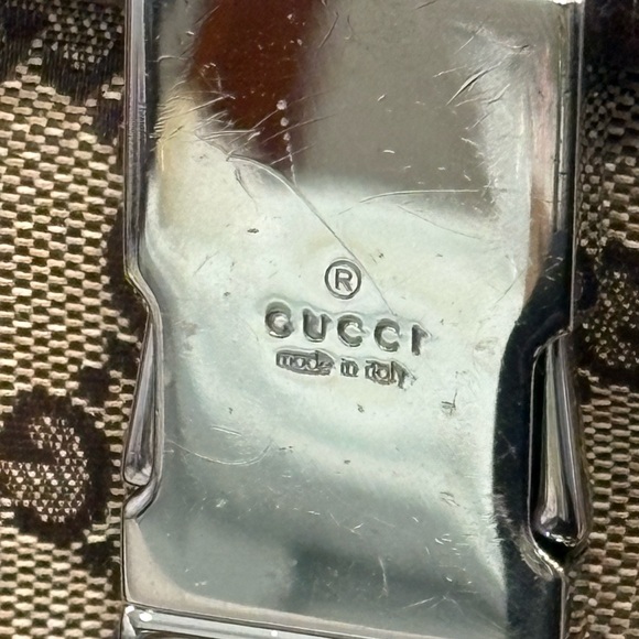 Gucci Tan and Brown Monogram Belt Bag - Picture 11 of 11